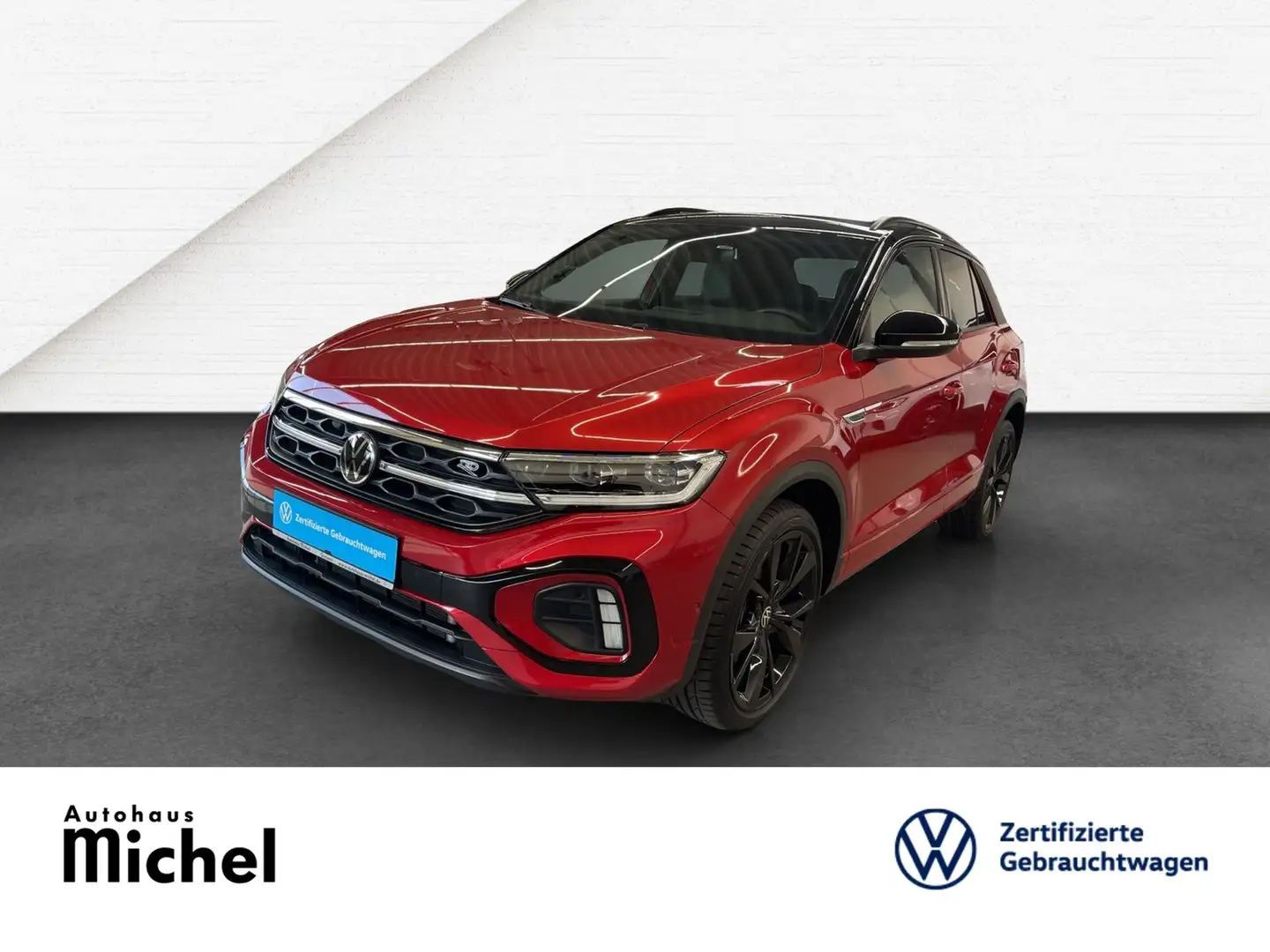Volkswagen T-Roc 2.0 TDI DSG R-Line "Black Style" IQ-Light ACC N... Rot - 1
