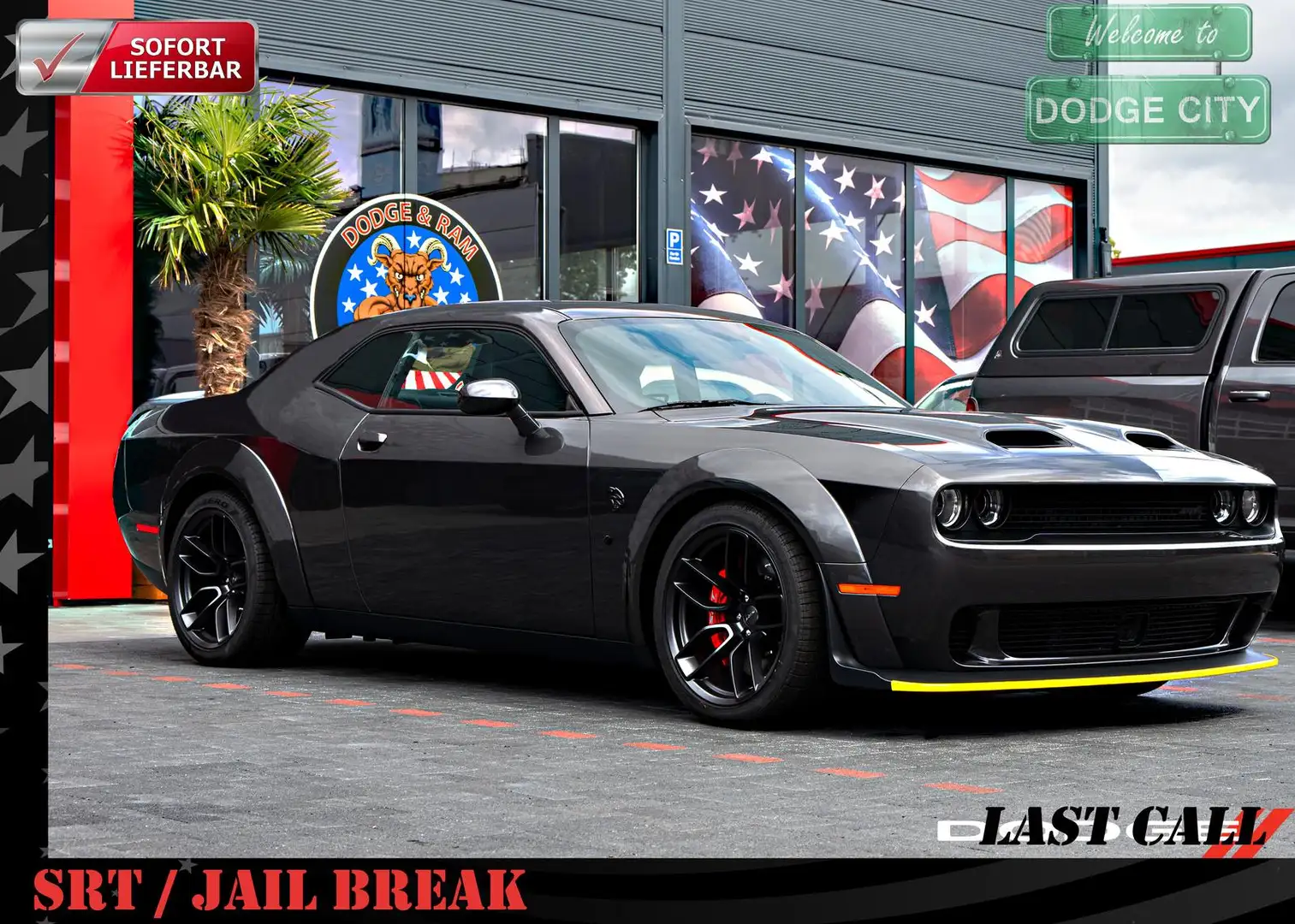 Dodge Challenger Hellcat Jailbr. + Lieferung frei Šedá - 1