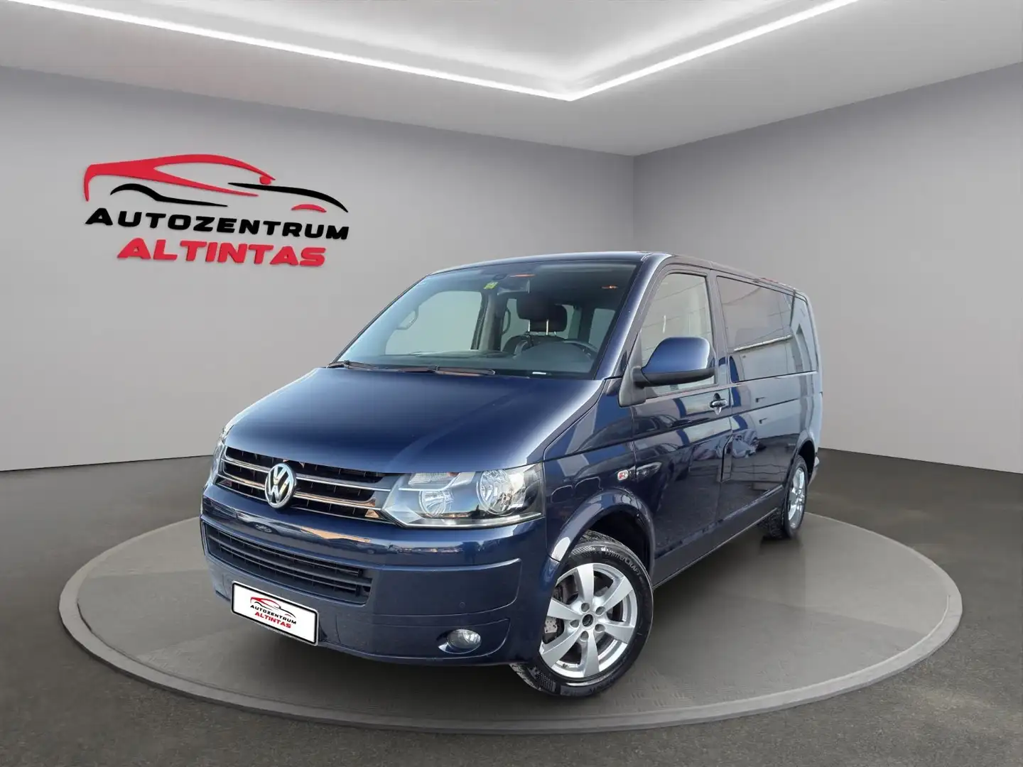 Volkswagen T5 Multivan 4Motion*179PS*KLIMA*NAVI*7SITZER*AHK Blau - 1