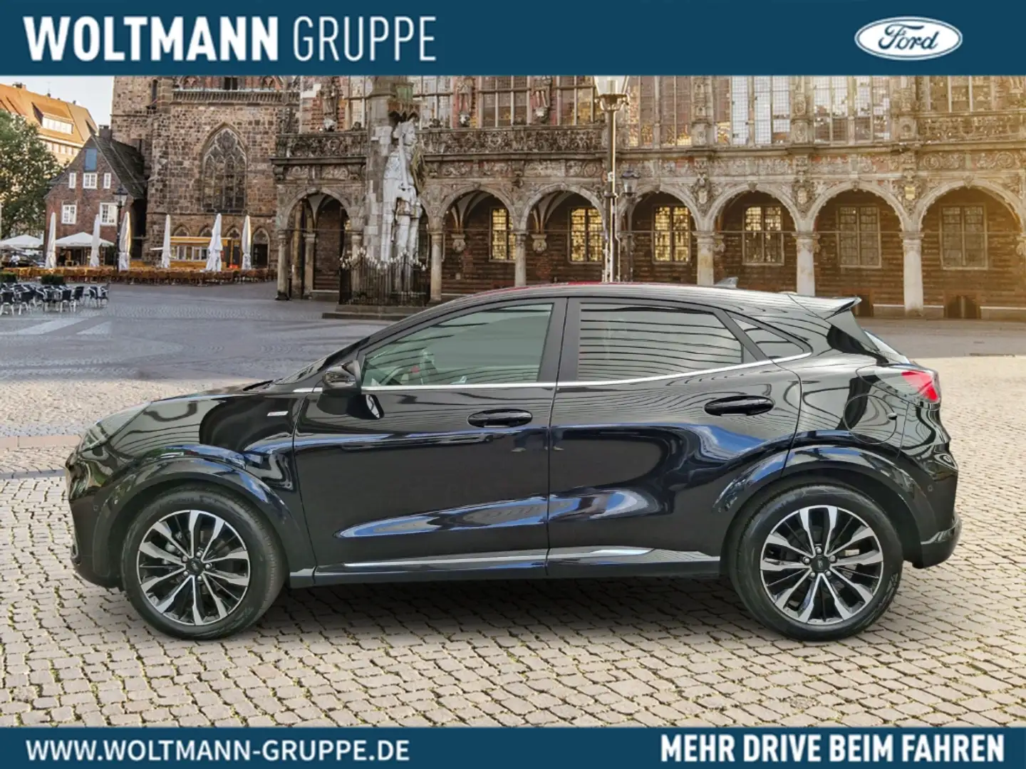Ford Puma ST-Line Vignale 1.0 EcoBoost AUTOM./SSD/BI-LED/KAM Schwarz - 2