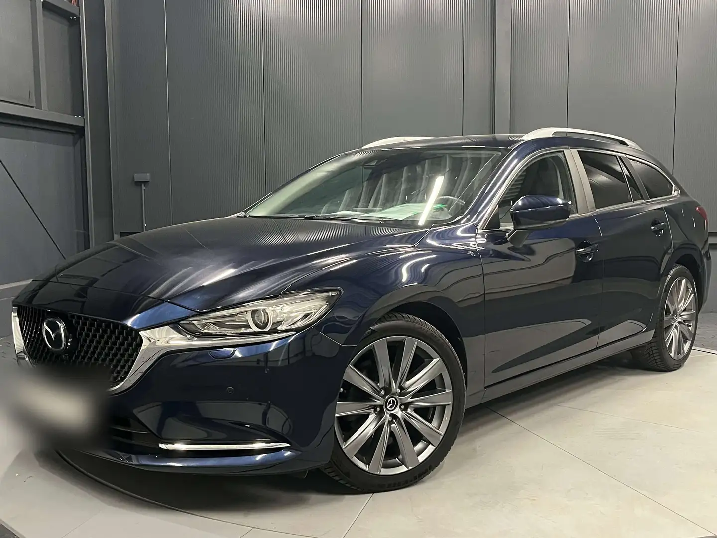 Mazda 6 Exclusive-Line PDC V+H Kamera DAB ACC HUD AppleCP Blau - 1