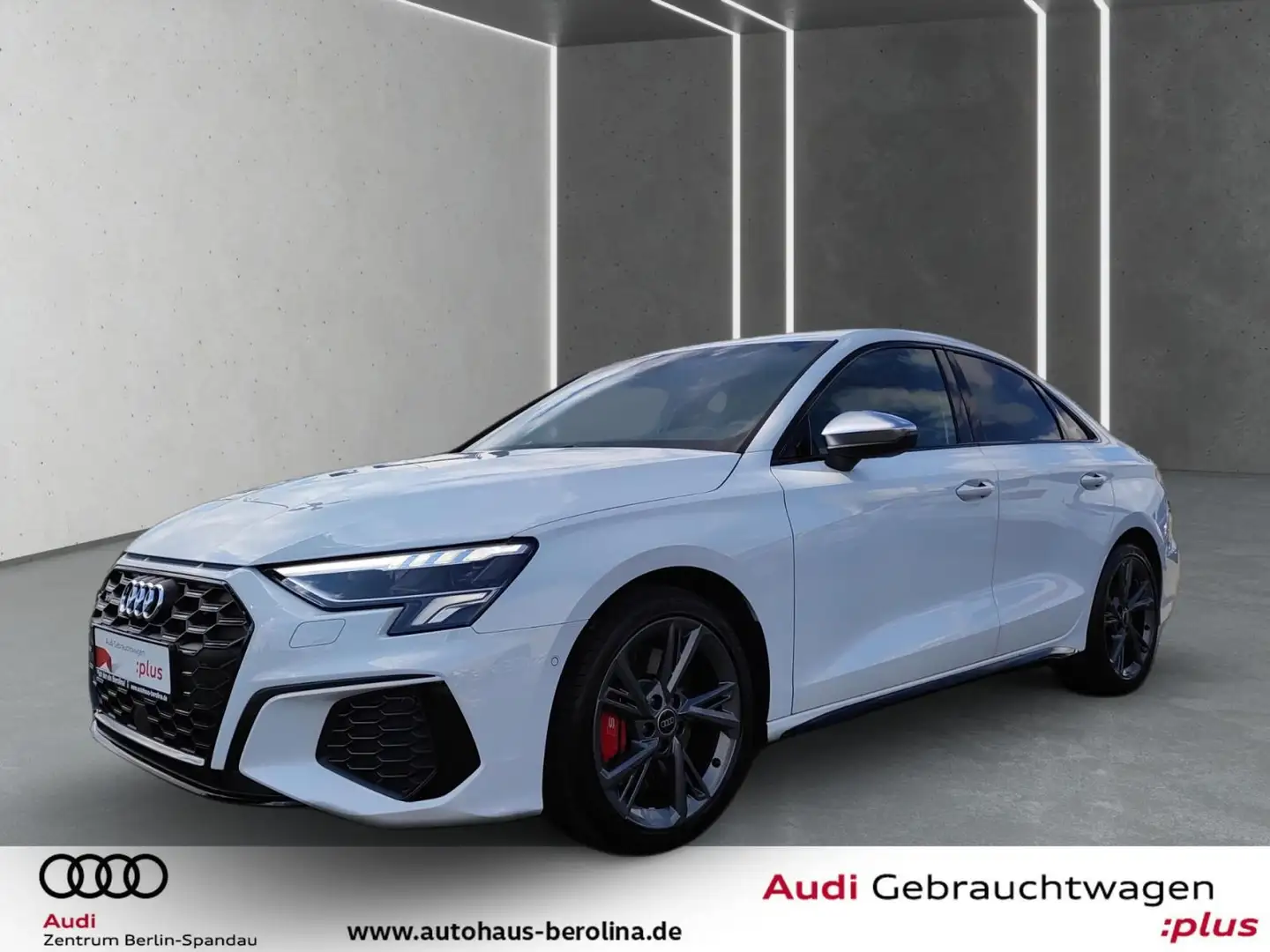 Audi S3 S3 Lim. TFSI S tronic* NAV+*ACC*SHZ*Opt-Schwarz* Weiß - 2