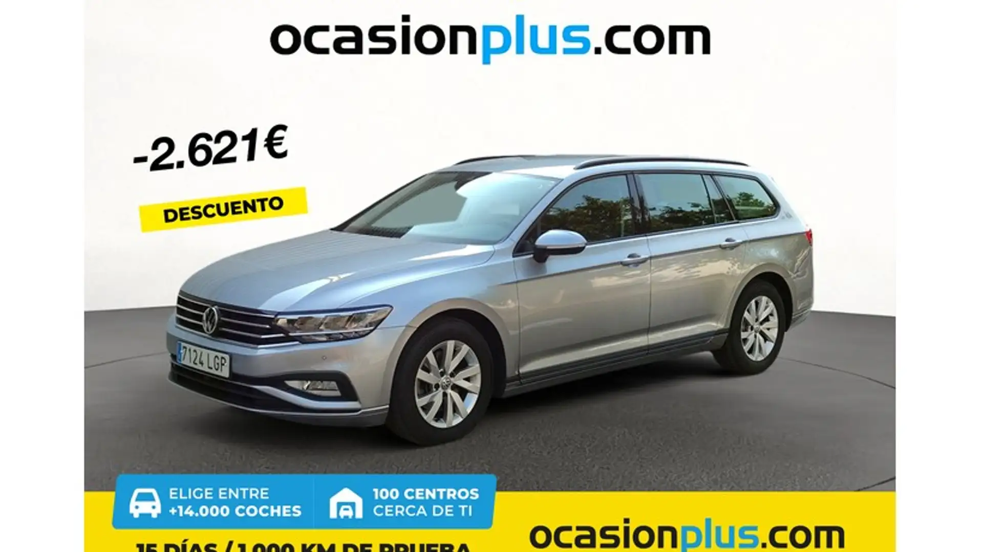 Volkswagen Passat Variant 1.6TDI Business DSG7 Plateado - 1