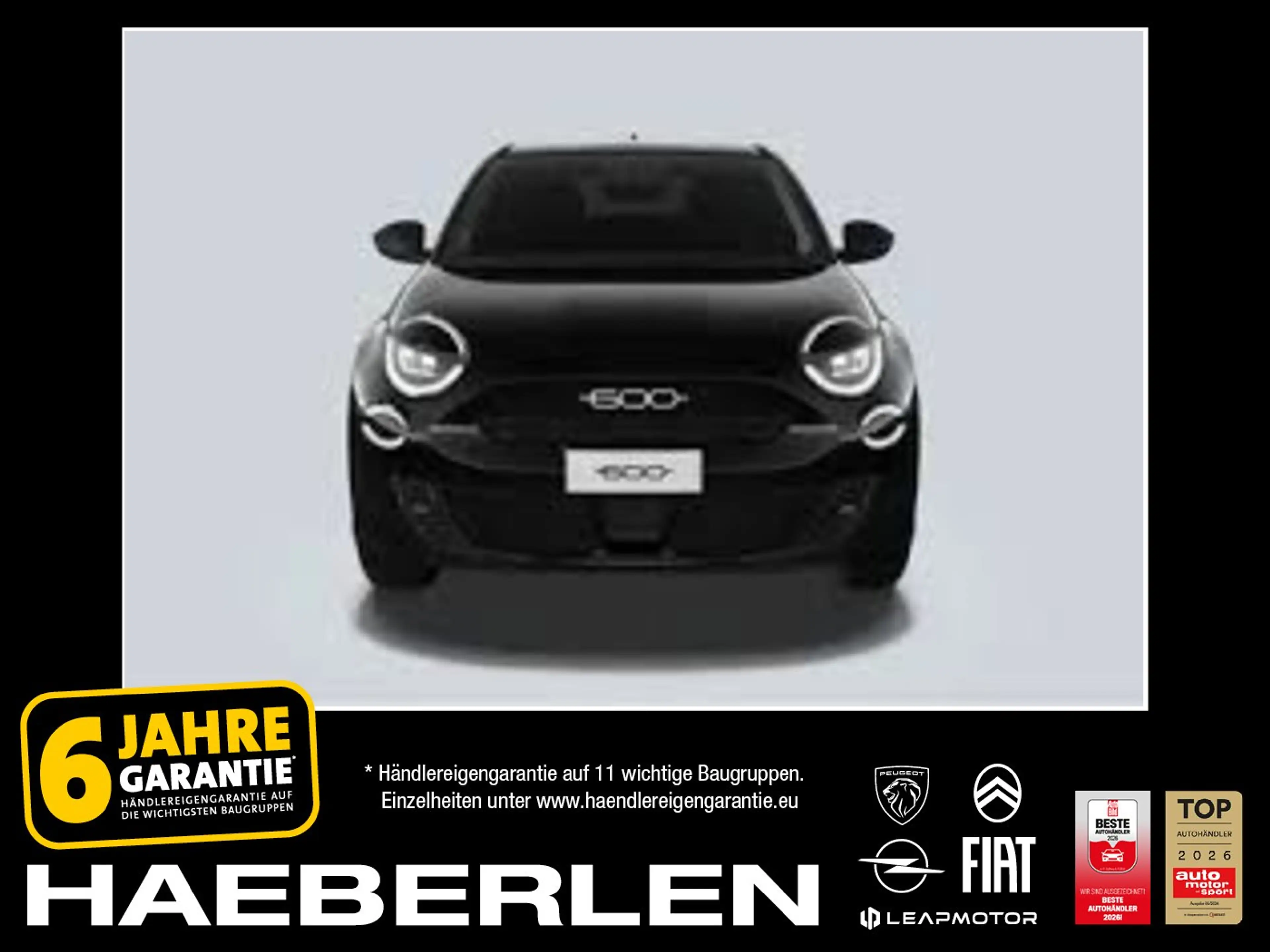Fiat 600 Hybrid Business Edt. Autom. Navi+Sitzhz.+Kam.