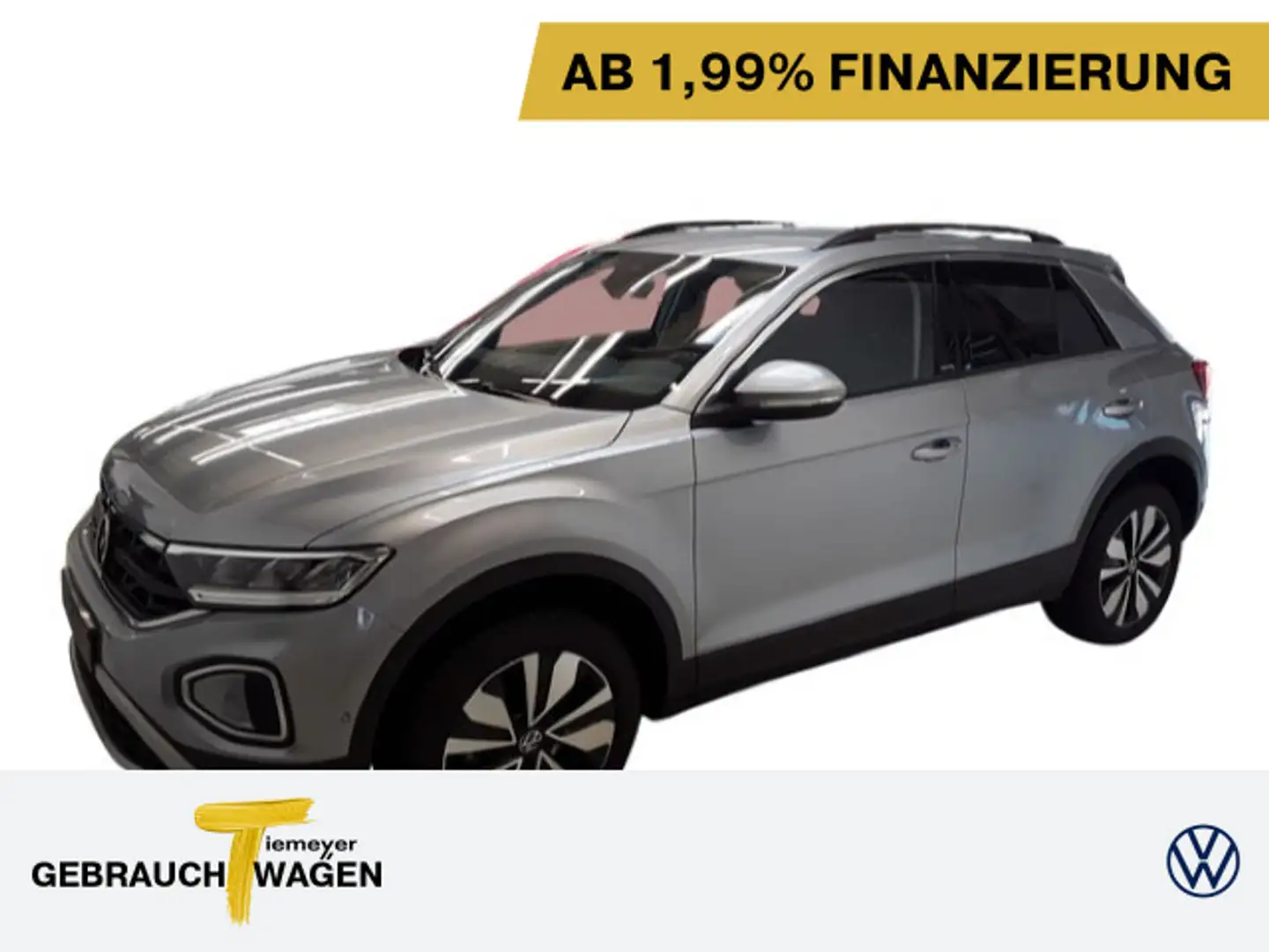 Volkswagen T-Roc 1.0 TSI MOVE ST.HEIZ KAMERA NAVI ASSISTPKT Zilver - 1
