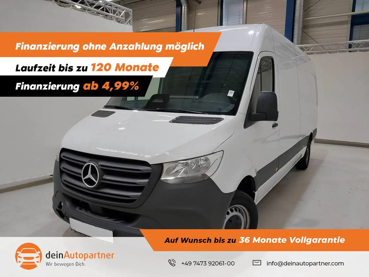 Mercedes-Benz Sprinter III Kasten RWD/AWD 317 CDI RWD L3/L4 KLIMA/LANE/TE Weiß - 1