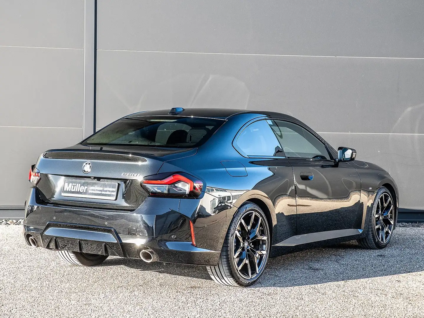 BMW 230 i Coupe Aut UPE 61300EUR M Sportpaket ACC 1VB 360° Noir - 2