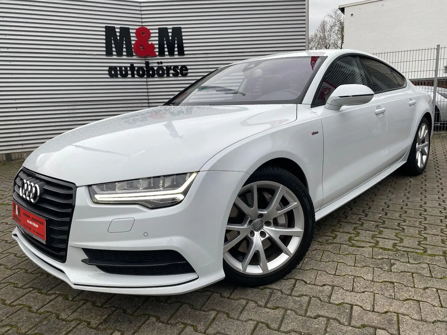 Audi A7 SB 3.0 TDI S-line quattro BOSE/Luft/Standheiz Blanc - 1