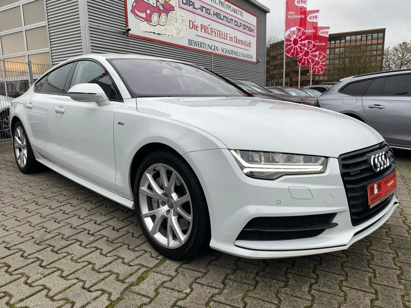 Audi A7 SB 3.0 TDI S-line quattro BOSE/Luft/Standheiz Blanc - 2
