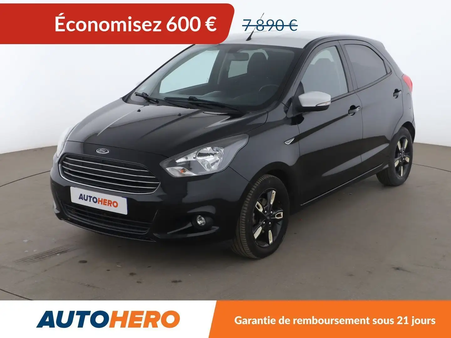 Ford Ka/Ka+ 1.2 Ti-VCT Black Edition Noir - 1