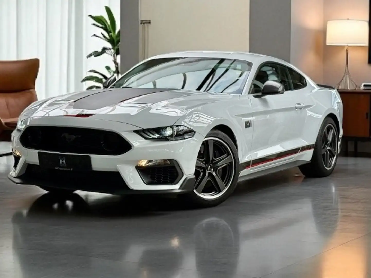 Ford Mustang Mach1 Aut. RECARO +5 Jahre FGS Garantie Weiß - 1