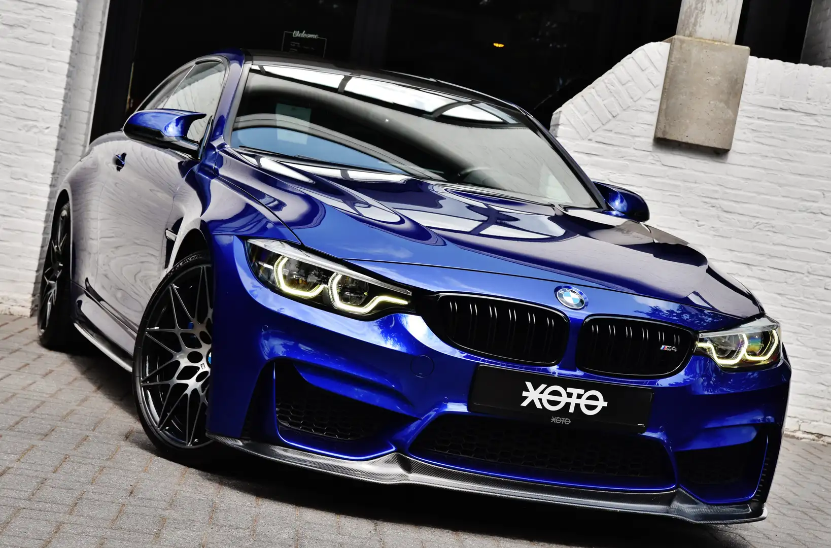 BMW M4 DKG COMPETITION ** REMUS EXHAUST / FULL CARBON *** Blauw - 2