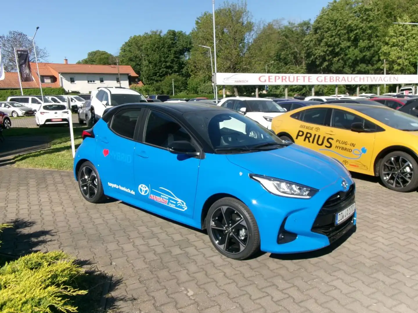 Toyota Yaris Hybrid 130 1.5 VVT-i Premiere Edition Bleu - 2