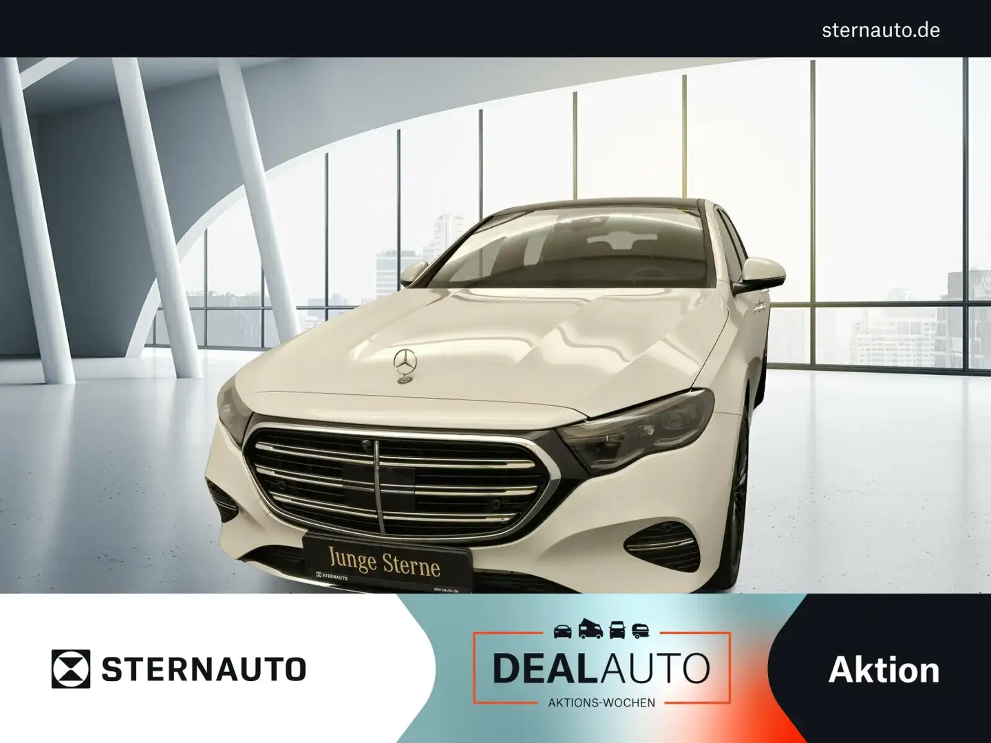 Mercedes-Benz E 220 E 220d Exclusive Premium+ Airmatic StHz AHK Dist Blanc - 1