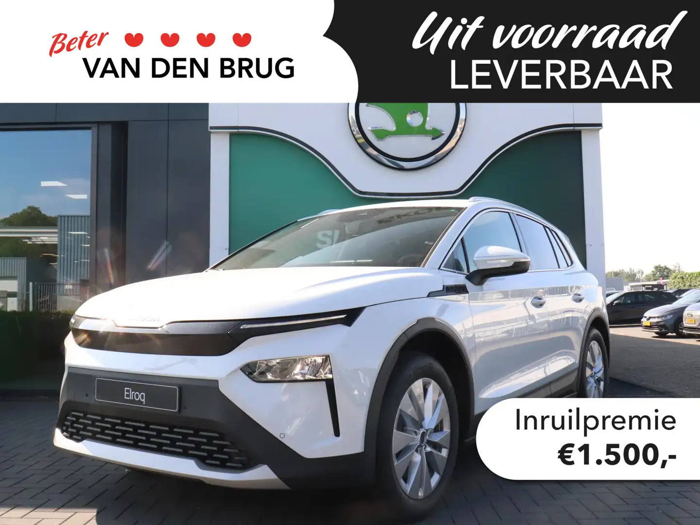 Skoda Elroq Business Edition Elektromotor 210 kW / 286 PK SUV Wit - 1