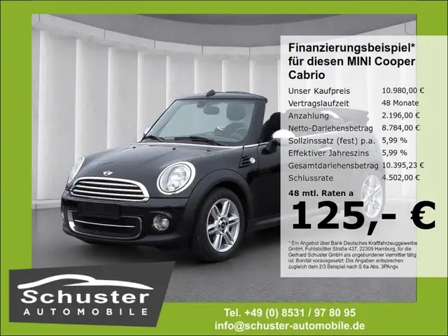 MINI Cooper Cabrio Chili+Wired 1.6*Navi Tempo Keyless