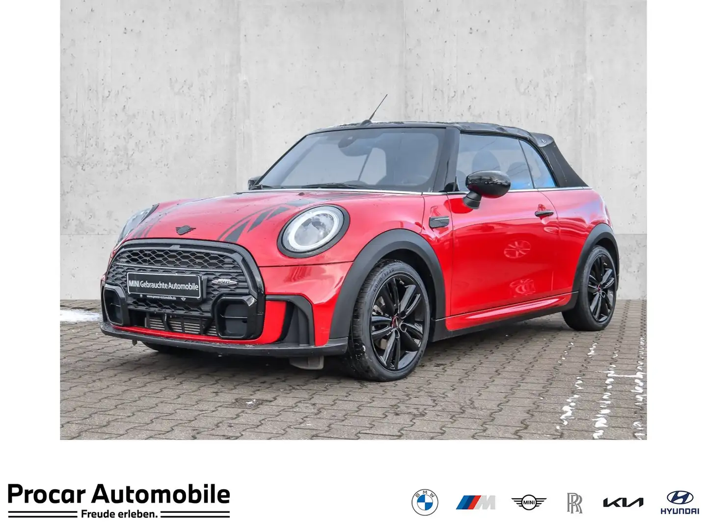 MINI Cooper Cabrio Cooper Cabrio JCW Trim Navi+LED+KZG+LHZ+SHZ+RFK Rot - 1