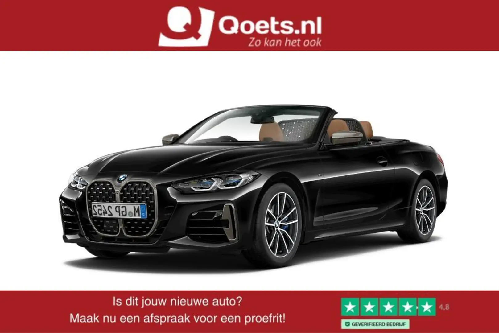 BMW 440 4-serie Cabrio M440i High Executive Parking/Drivin Noir - 1