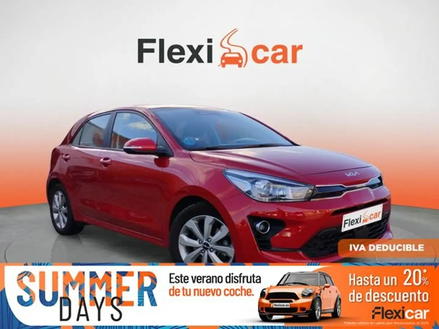 Kia Rio 1.0+T-GDi+74kW+%28100CV%29+MHEV+iMT+Drive Rojo - 1