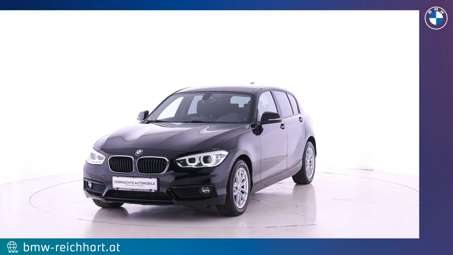 BMW 114 d Schwarz - 1