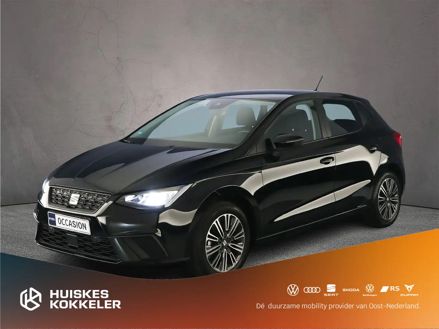 SEAT Ibiza Style Business Intense 1.0 TSI 95pk Navigatie, Cru Nero - 1