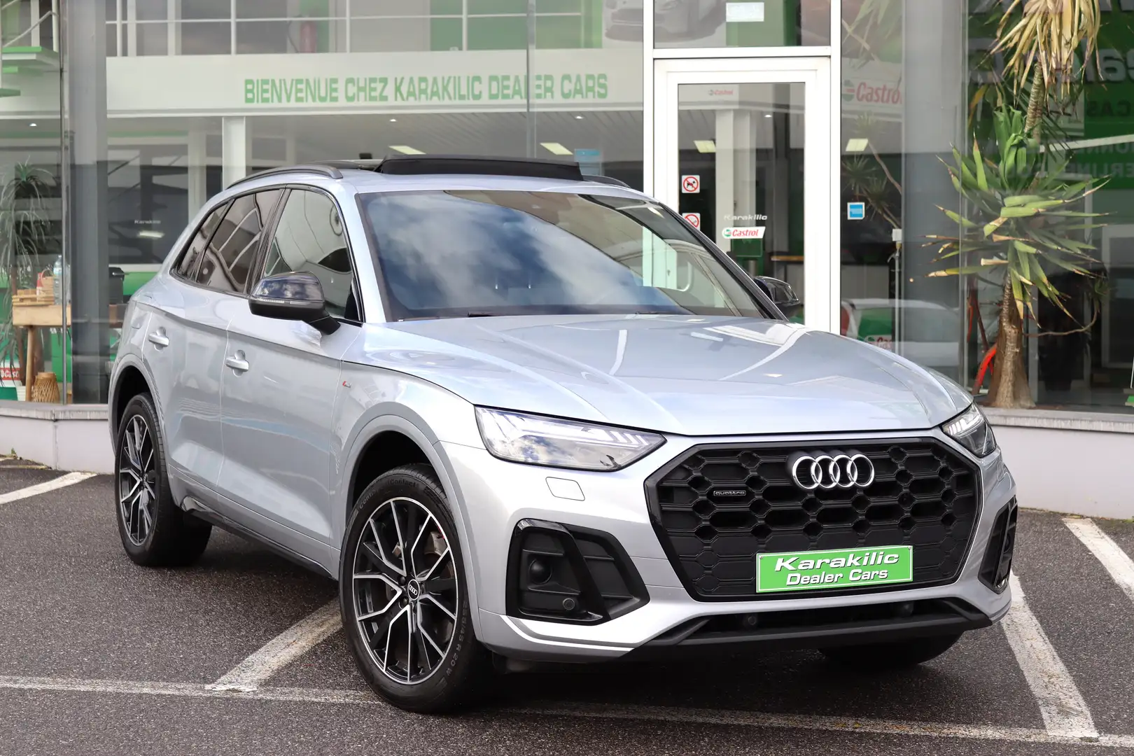 Audi Q5 40TDI 204CV QUATTRO S-LINE PANO COCKPIT B&O FULL Argent - 1