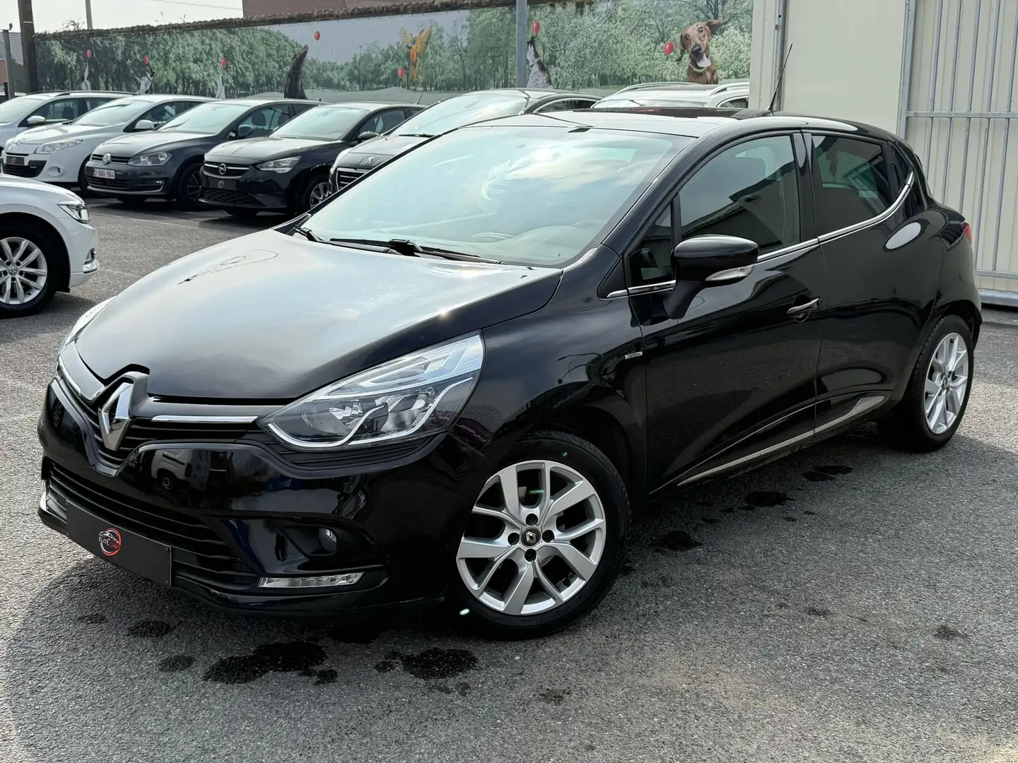 Renault Clio 0.9 TCe Limited 1ST HAND / CLIM / CRUISE / EURO 6c Zwart - 1