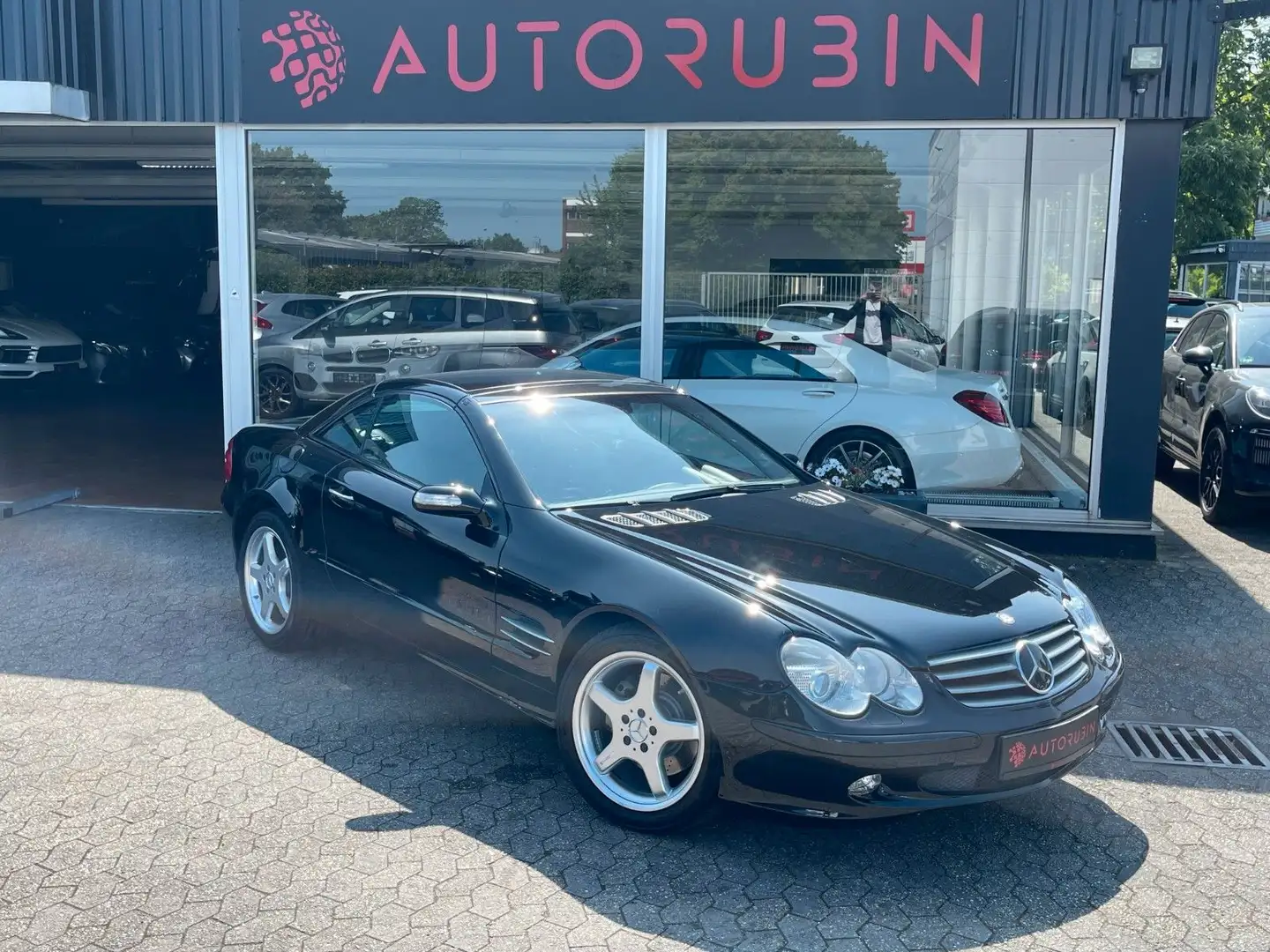 Mercedes-Benz SL 500 Roadster SCHECKHEFT/DEUTSCHES FAHRZEUG Black - 1