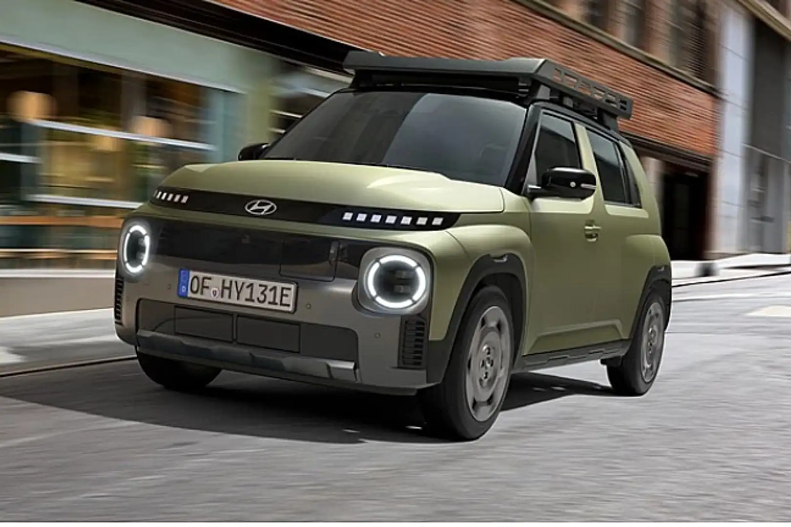 Hyundai Inster 49kWh Cross Line Grün - 1