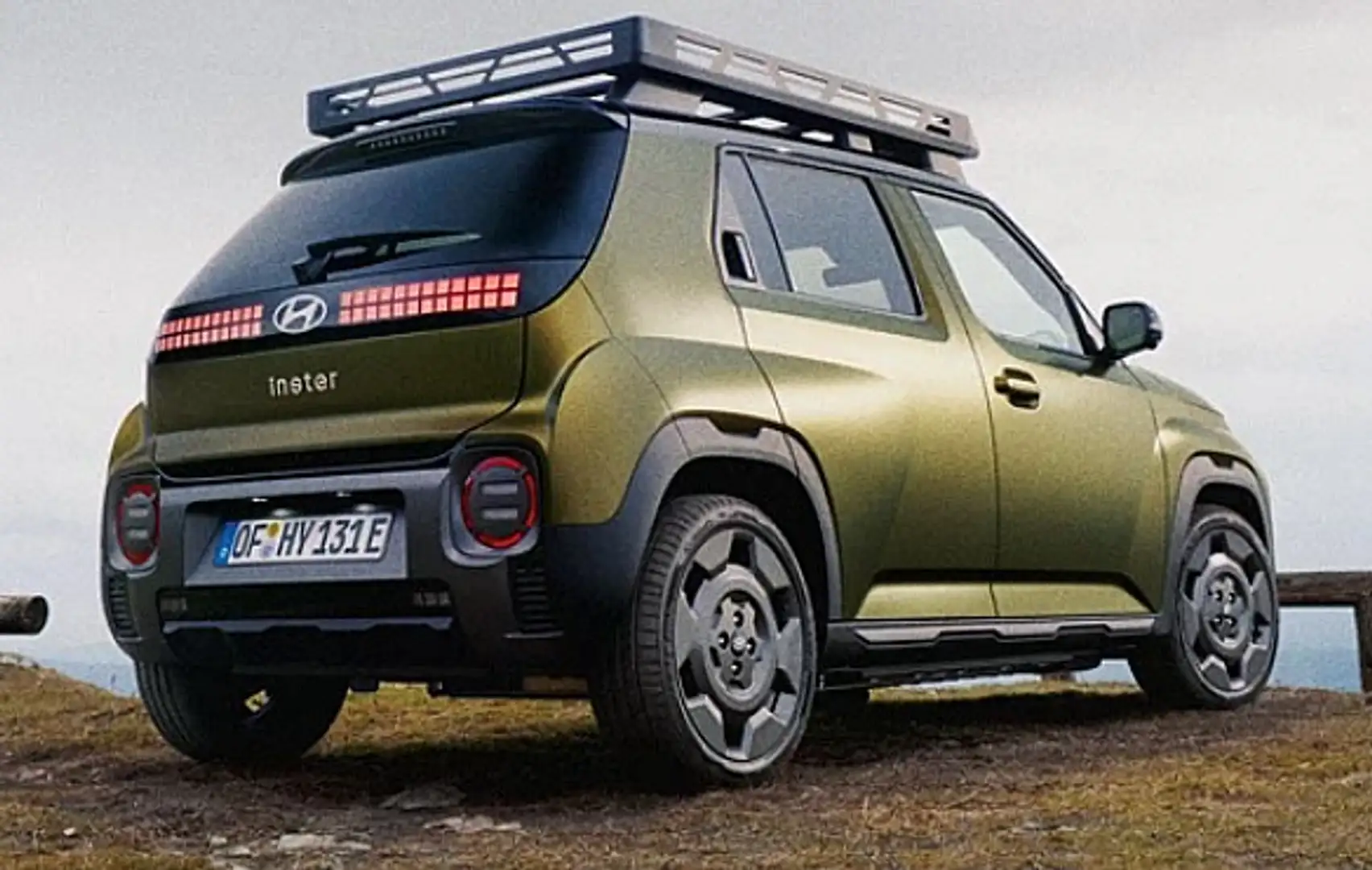 Hyundai Inster 49kWh Cross Line Grün - 2