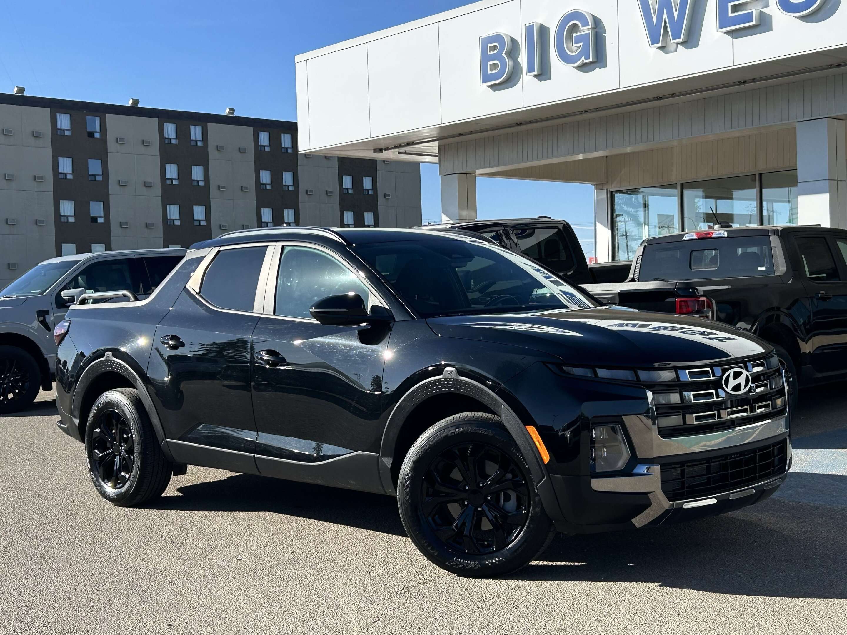 Black 2025 Hyundai Santa Cruz Pickup Truck  8-Speed Automatic