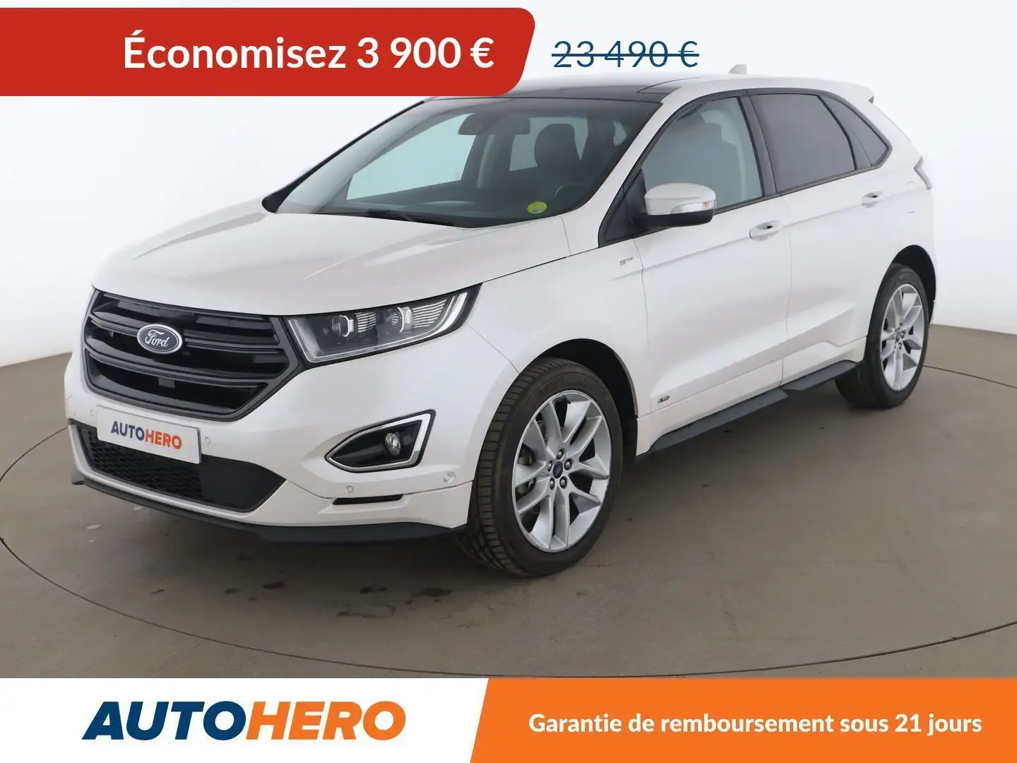 Ford Edge 2.0 TDCi AWD ST-Line PowerShift Blanc - 1