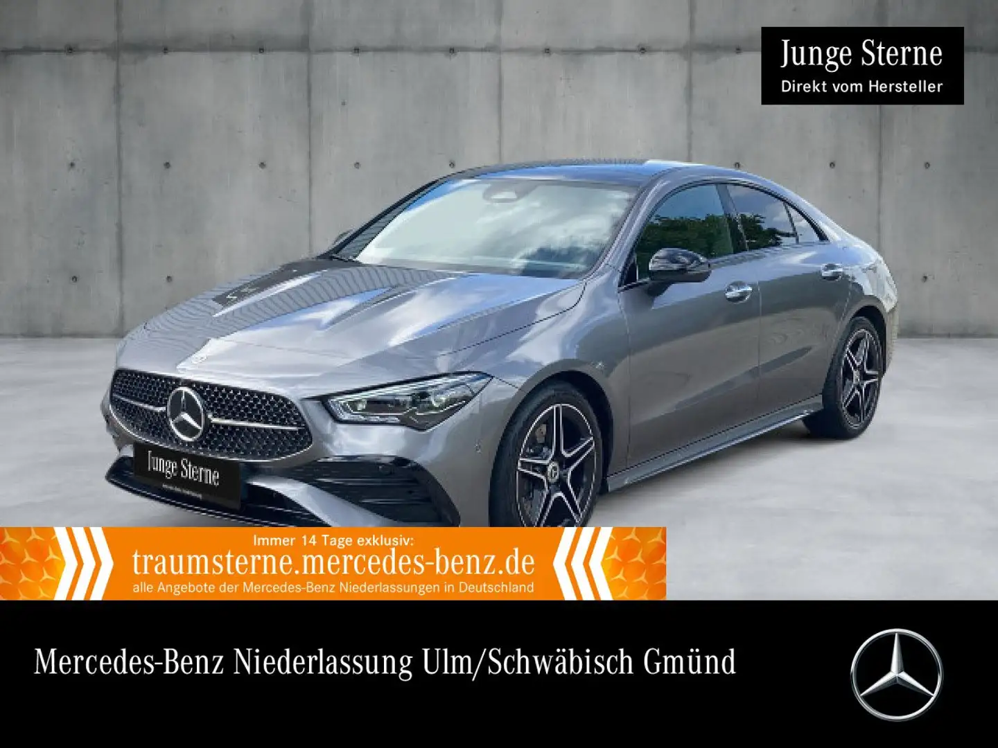 Mercedes-Benz CLA 200 AMG+NIGHT+PANO+MULTIBEAM+KAMERA+KEYLESS+7G Gris - 1
