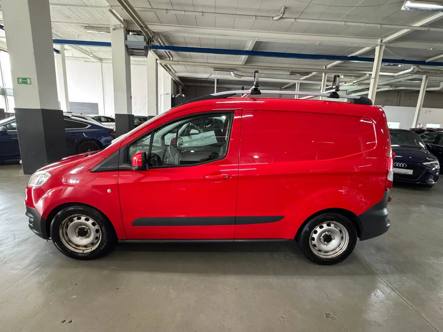 Ford Tourneo Courier 1.5 TDCI TREND SERVICE & TÜV NEU Rot - 2
