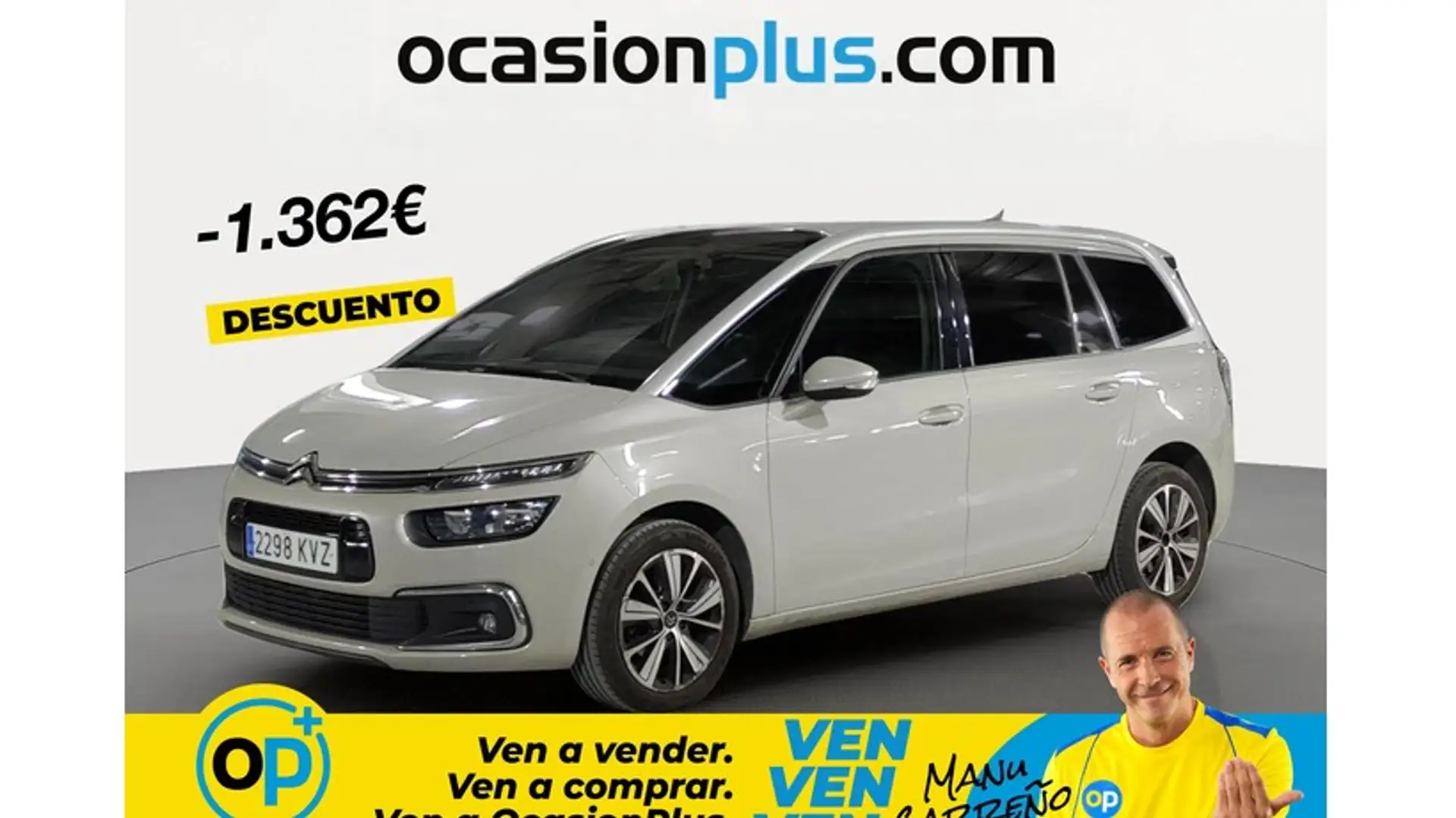 Citroen C4 Spacetourer 1.5BlueHDI S&S Feel 130 Beige - 1