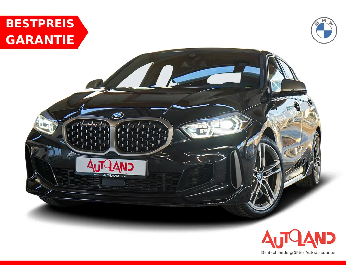 BMW M1 M135 i xDrive LED Navi Sitzheizung Tempomat PDC Negro - 1