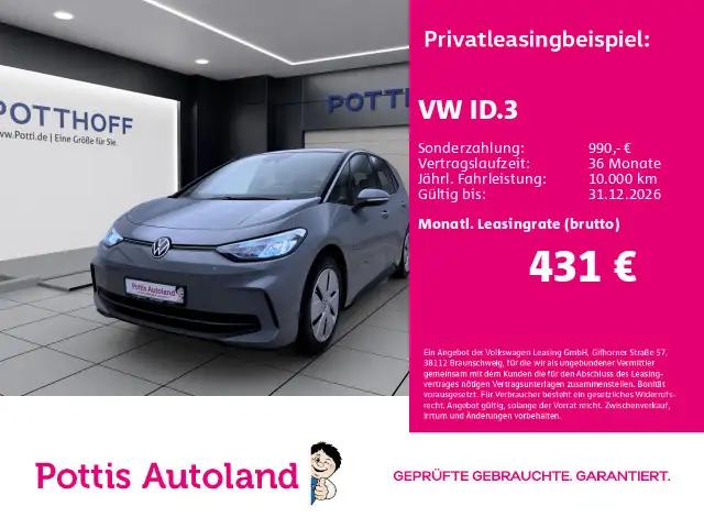 Volkswagen ID.3 PRO LED PDC DAB+ KLIMA