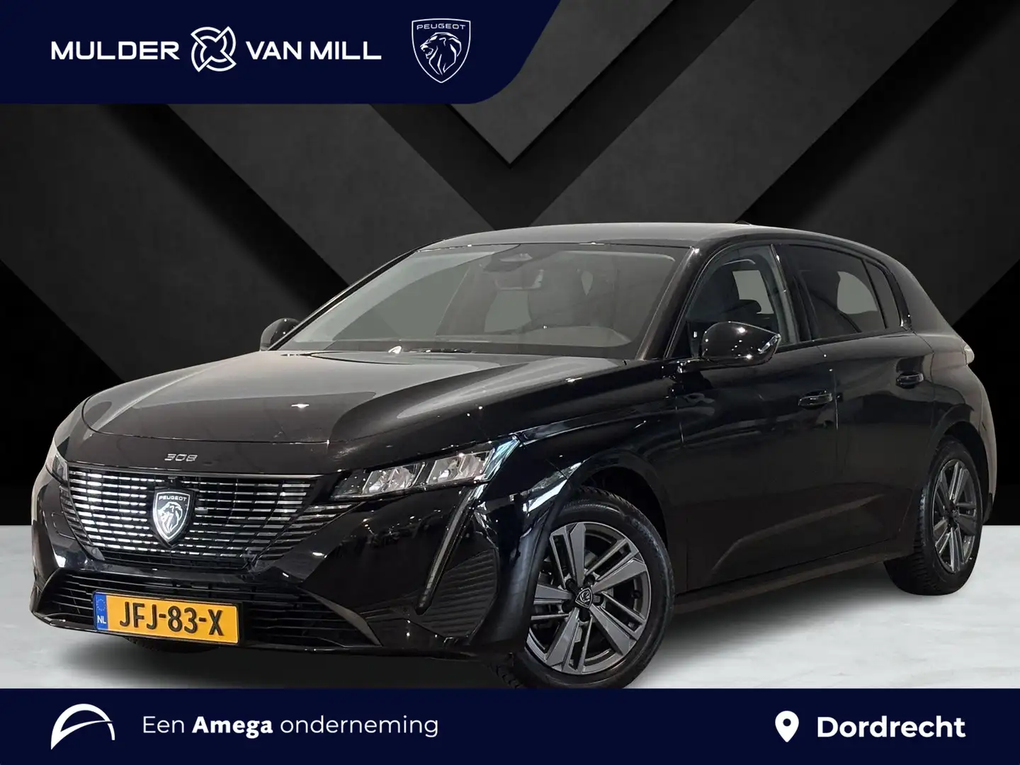Peugeot 308 Allure 1.2 Turbo 130pk | NAVI | 360° CAMERA | AGR- Zwart - 1