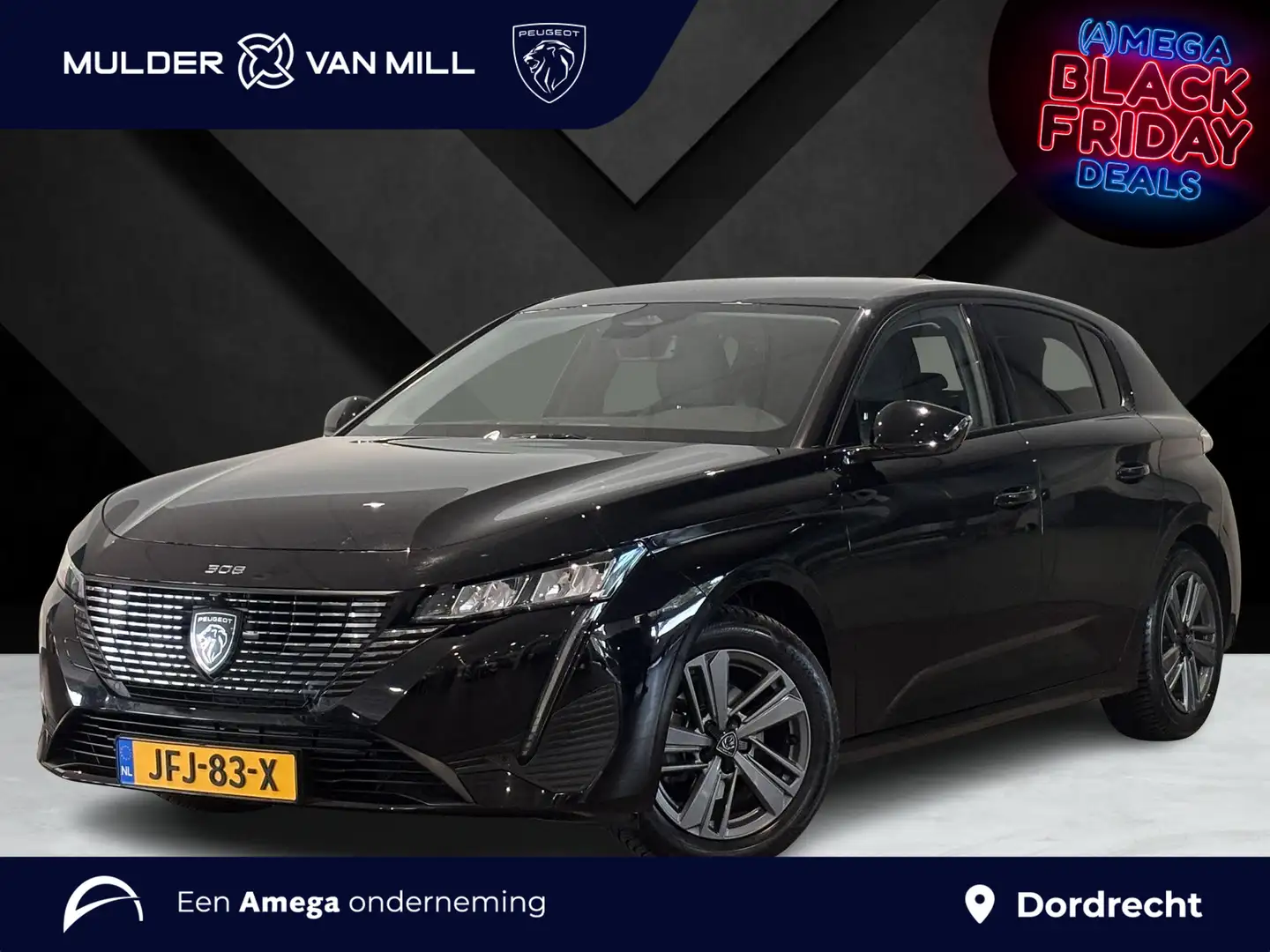 Peugeot 308 Allure 1.2 Turbo 130pk | NAVI | 360° CAMERA | AGR- Noir - 1