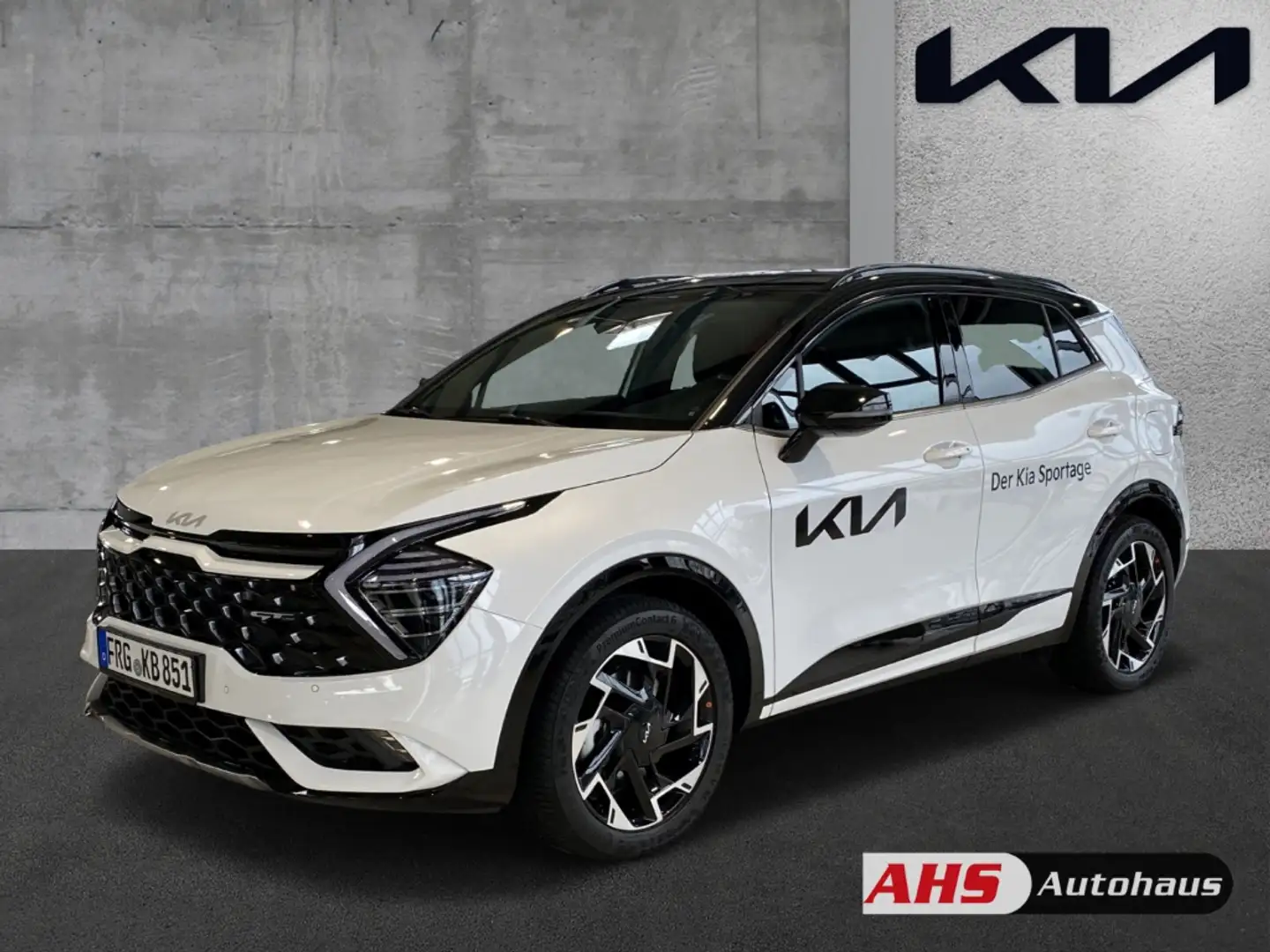 Kia Sportage GT-Line 4WD 1.6 T-GDI Mild-Hybrid EU6d Allrad AHK- Weiß - 1