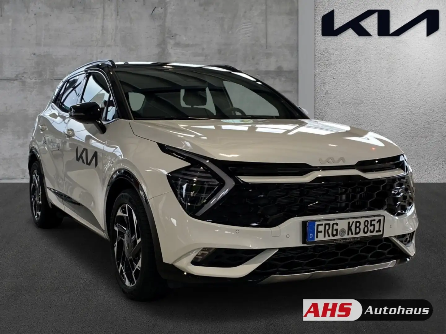 Kia Sportage GT-Line 4WD 1.6 T-GDI Mild-Hybrid EU6d Allrad AHK- Weiß - 2