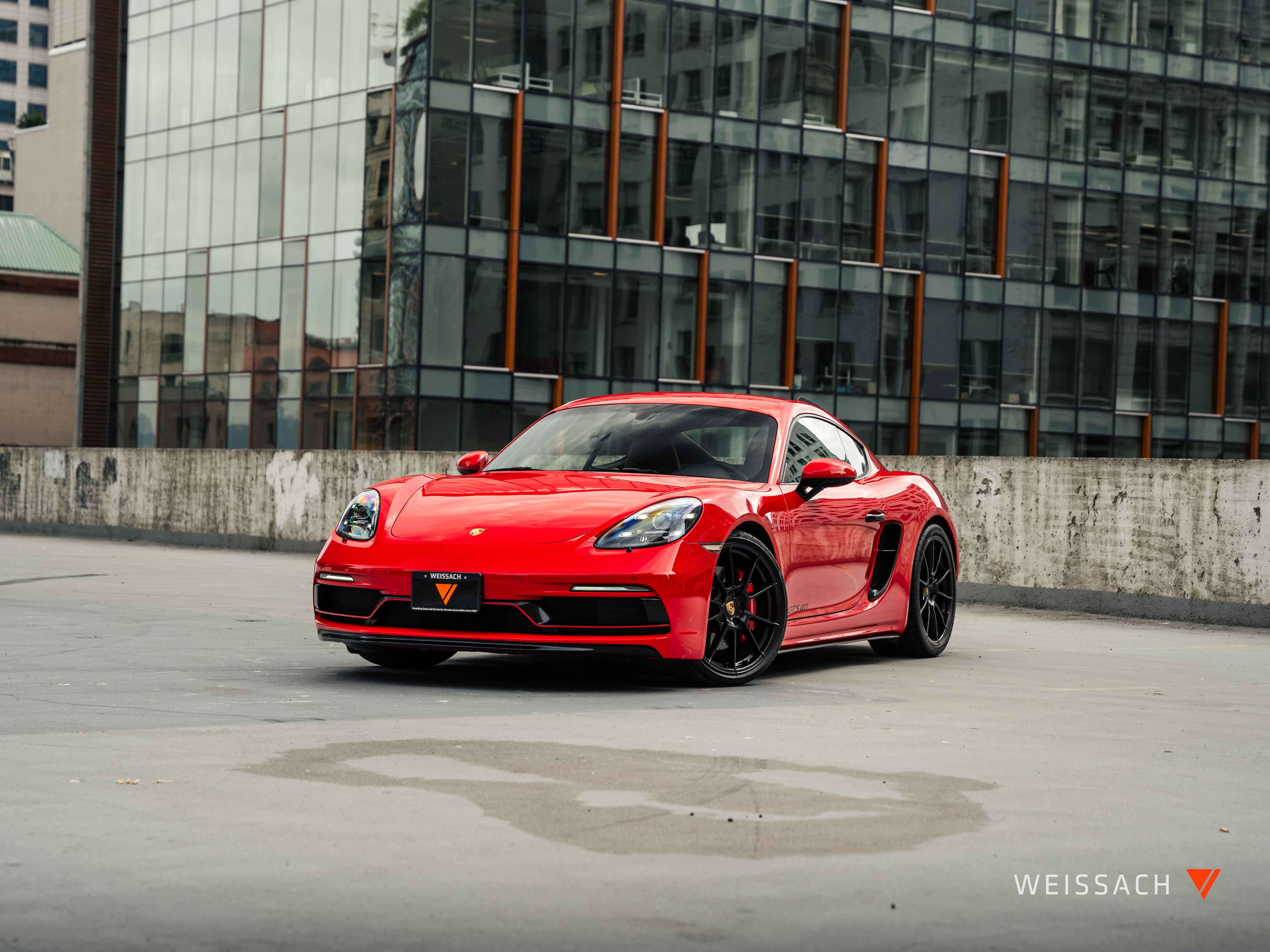 Red 2024 Porsche 718 Cayman Coupe Rear-Wheel Drive 7-Speed Automatic