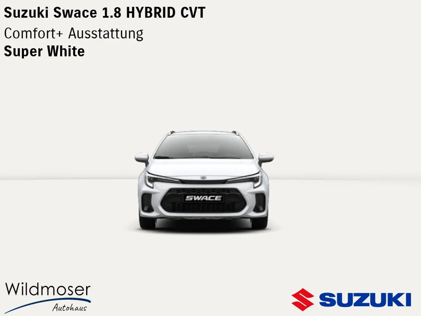 Suzuki Swace ❤️ 1.8 HYBRID CVT ⏱ 2 Monate Lieferzeit ✔️ Comfort Weiß - 2