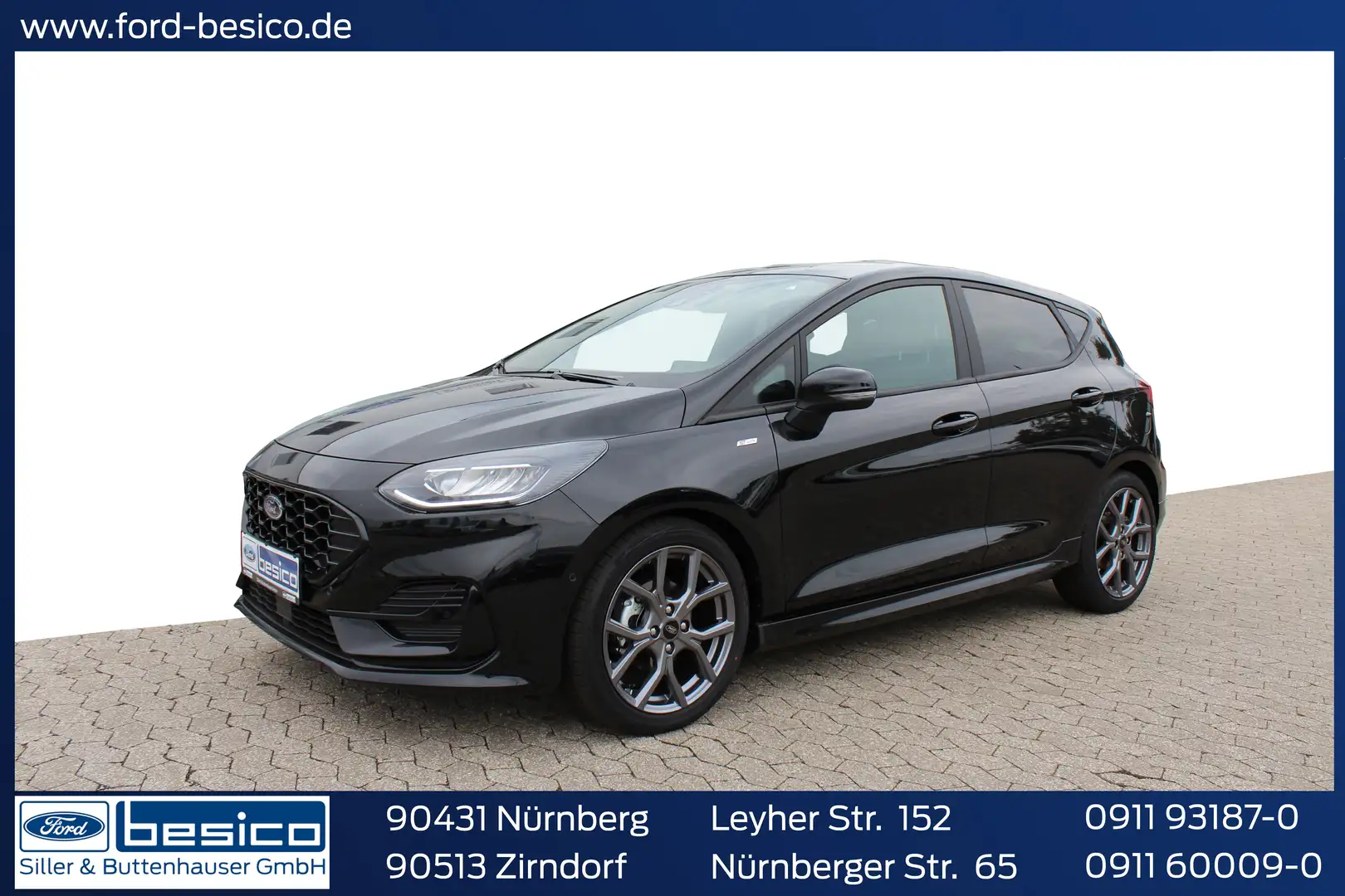 Ford Fiesta ST-Line X 1,0EcoBoost*Automatik*ACC*Navi*Kamera* Noir - 1
