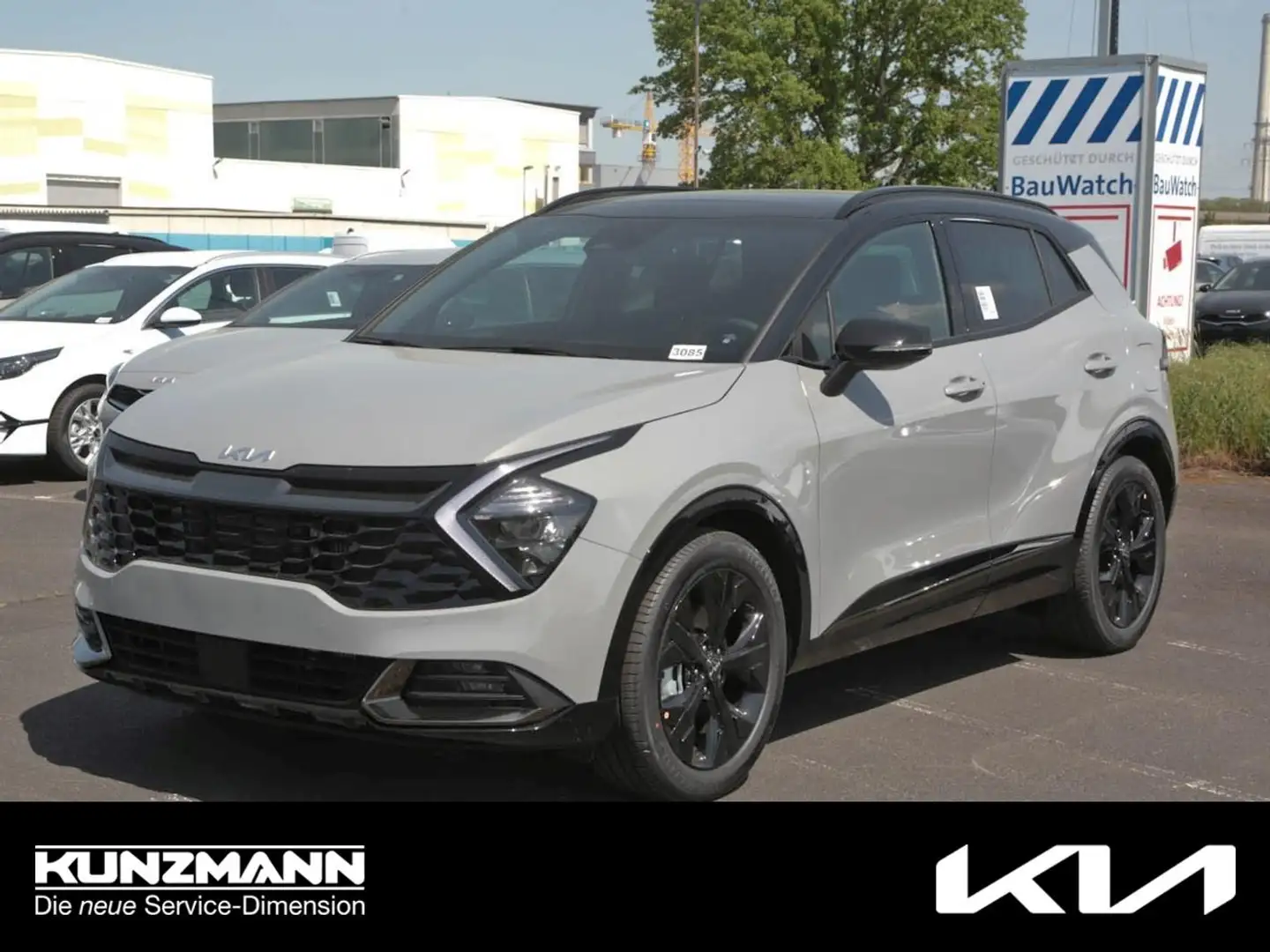 Kia Sportage 1.6T DCT Nightline Navi Panorama Kamera Grijs - 1