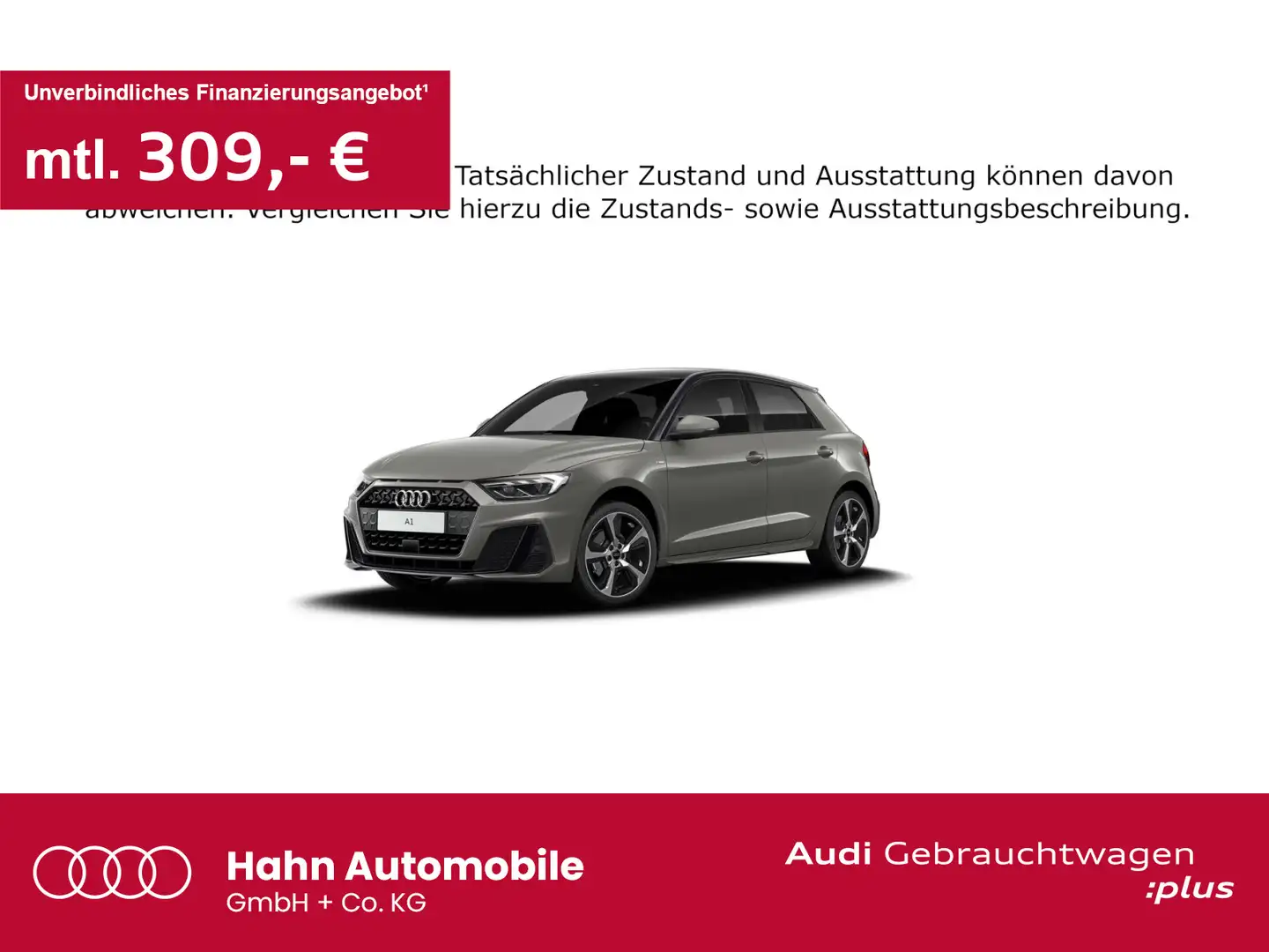 Audi A1 30 TFSI S line Carplay CAM PDC Sitz Grau - 1