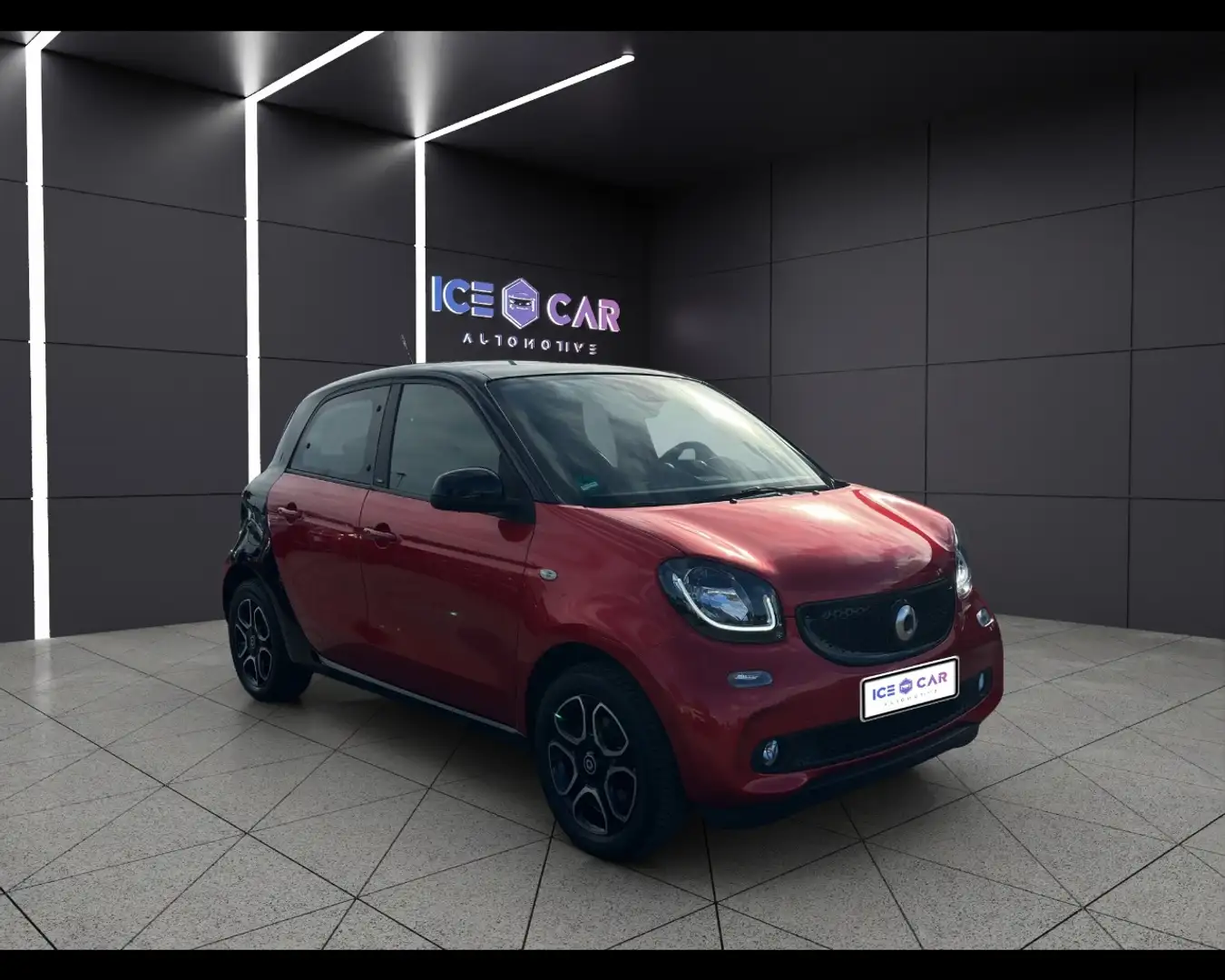smart forFour 70 1.0 twinamic PRIME CON TETTO PANORAMA! Rosso - 2