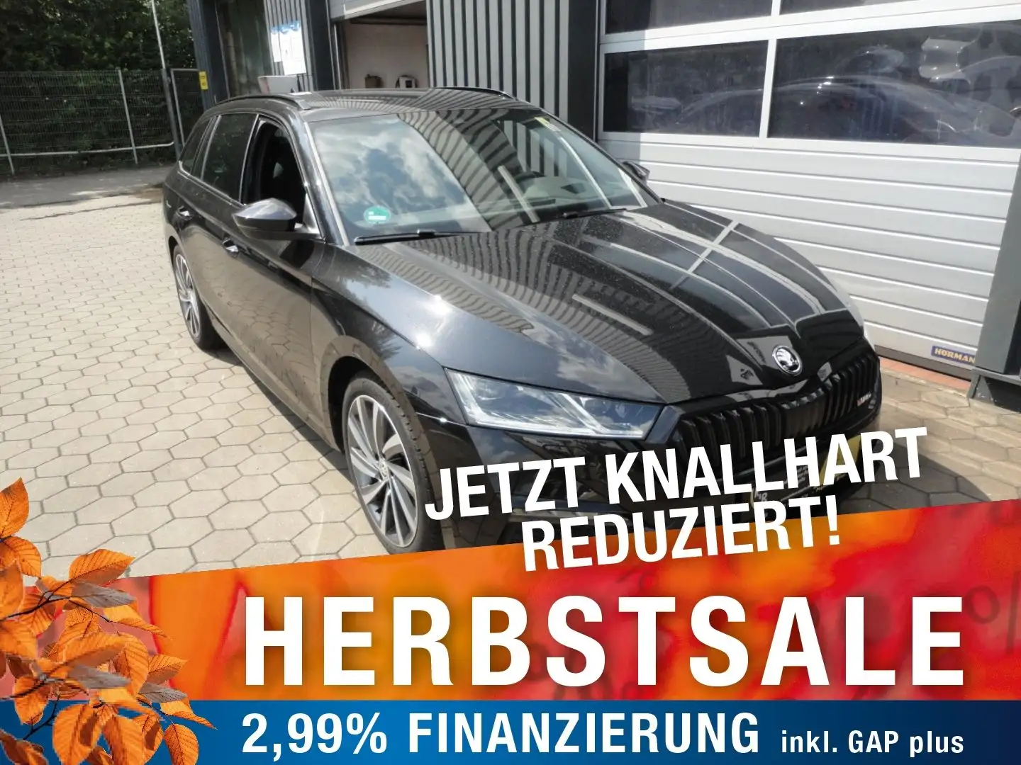 Skoda Octavia Combi RS 2.0 TDI+Navi+Alufelgen+Klimaaut Zwart - 1