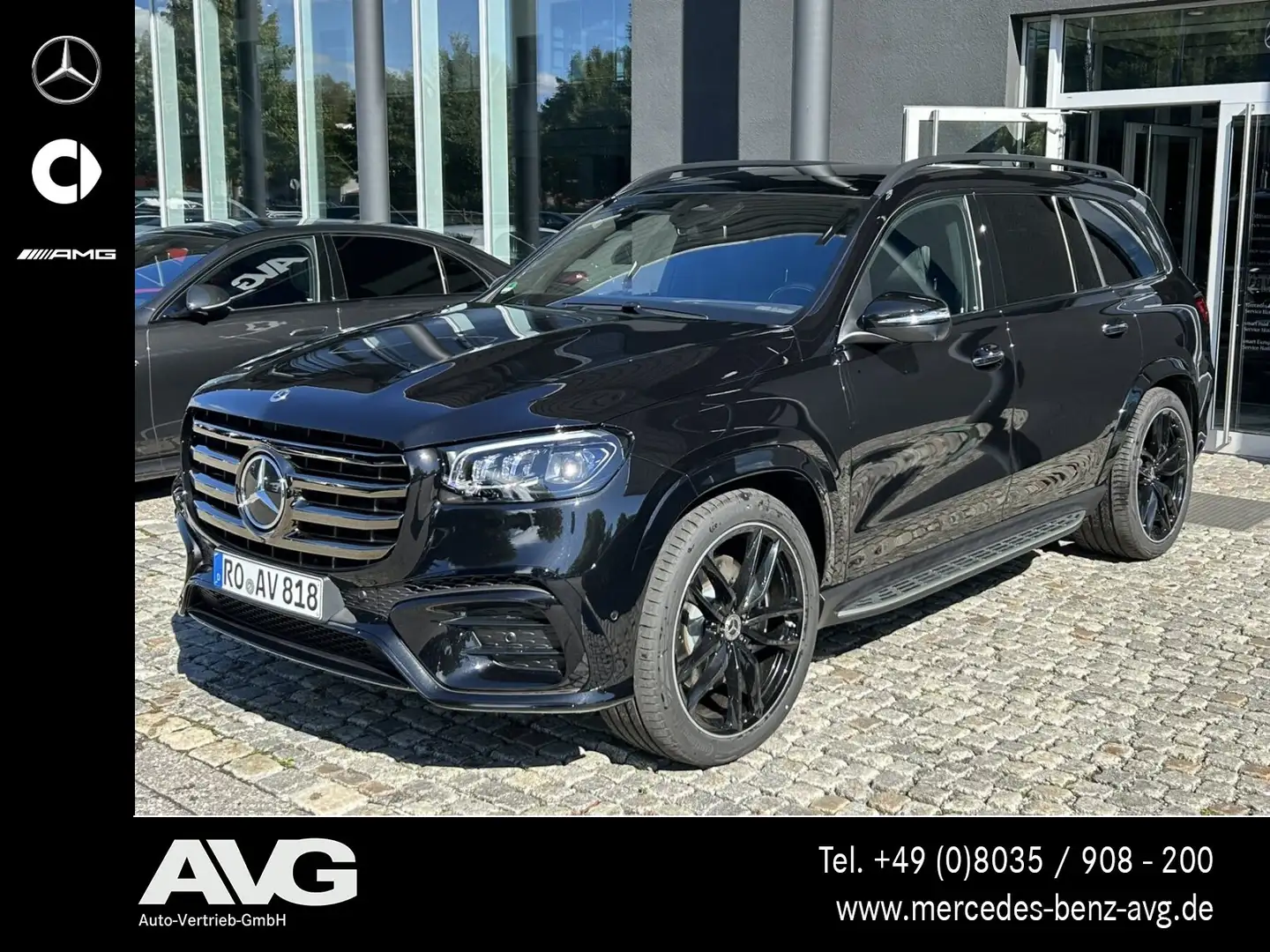 Mercedes-Benz GLS 450 GLS 450 d 4M AMG Premium+ Pano HuD AHK Massage LED Noir - 1