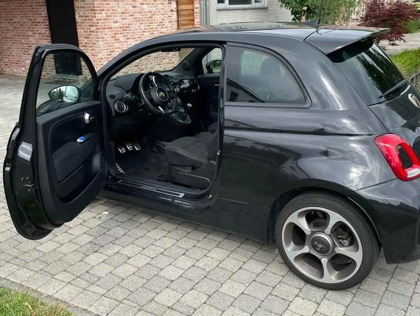 Abarth 500 Boretti Zwart - 2